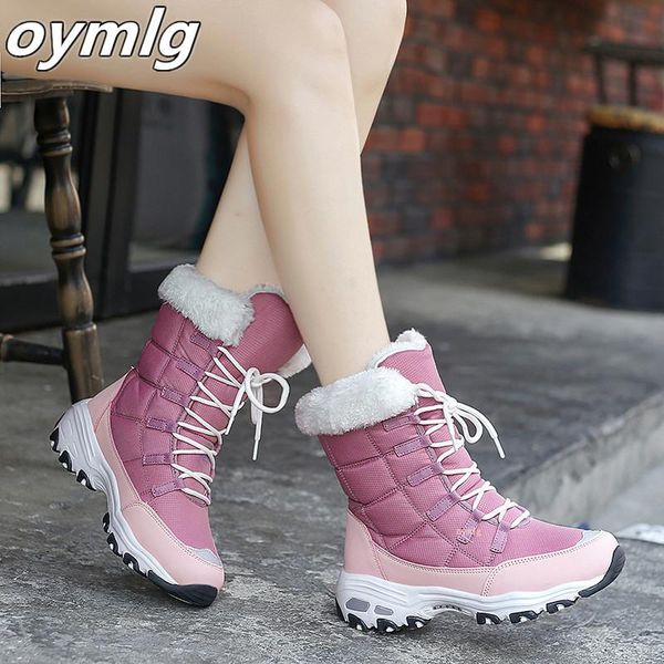 2020 winter women boots keep warm mid-calf snow boots women lace-up comfortable ladies zapatos mujer, Black
2020 winter women boots keep warm mid-calf snow boots women lace-up comfortable ladies zapatos mujer, Black