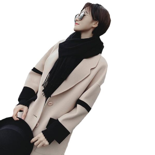 winter woolen coats 2020 new wool coat jacket autumn winter long wool coat parka spring overcoat woman single-breasted, Black
winter woolen coats 2020 new wool coat jacket autumn winter long wool coat parka spring overcoat woman single-breasted, Black