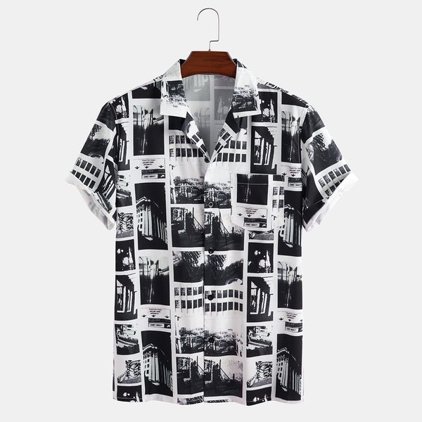 new 2021 casual printed men's short sleeve shirtslim fit fashion floral print dress males clotheso9z6, White;black
new 2021 casual printed men's short sleeve shirtslim fit fashion floral print dress males clotheso9z6, White;black