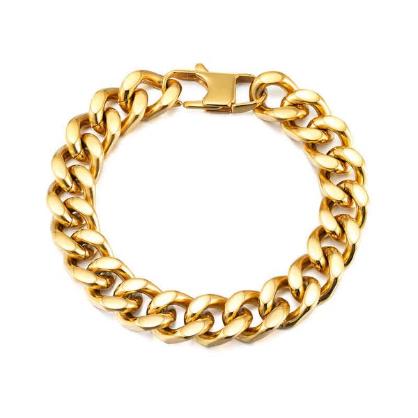 fashion titanium steel cuban bracelet south tide three-dimensional ins hip-hop lovers titanium steel bracelet, Golden;silver
fashion titanium steel cuban bracelet south tide three-dimensional ins hip-hop lovers titanium steel bracelet, Golden;silver