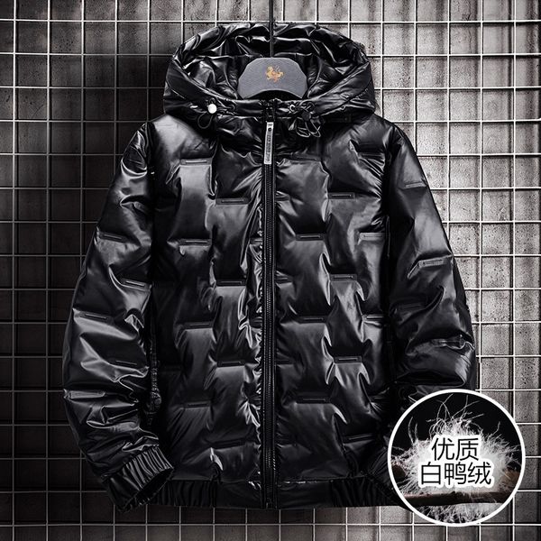 2021 surface winter bright men's suit short color with thick hood blazer outdoor sports down feather c iclf, Black
2021 surface winter bright men's suit short color with thick hood blazer outdoor sports down feather c iclf, Black