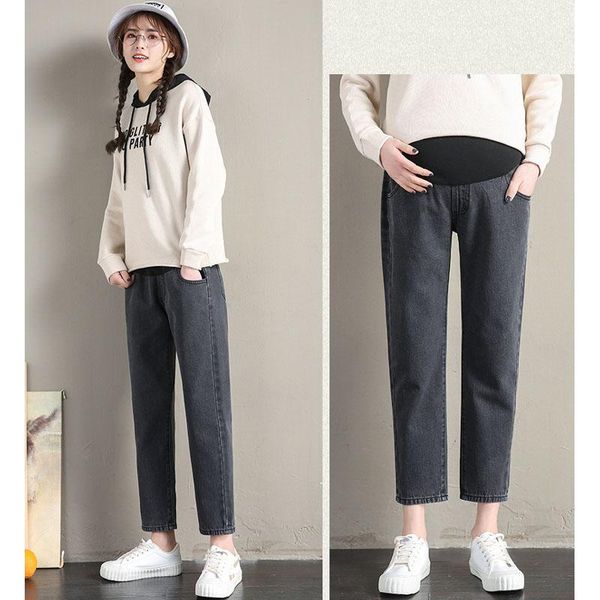 boyfriend style denim jeans maternity pants for pregnant women clothes loose casual straight jeans pregnancy trousers maternity, White
boyfriend style denim jeans maternity pants for pregnant women clothes loose casual straight jeans pregnancy trousers maternity, White