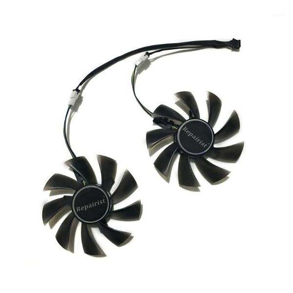 2pcs/set 85mm diameter graphics cards fan rx570 rx-570 gpu cooler for his rx 570 iceq x2 turbo 4gb video card cooling1
2pcs/set 85mm diameter graphics cards fan rx570 rx-570 gpu cooler for his rx 570 iceq x2 turbo 4gb video card cooling1
