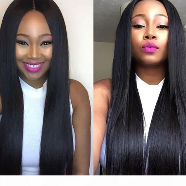 lace front human hair wigs 250 density brazilian straight human hair wigs pre plucked remy natural color, Black
lace front human hair wigs 250 density brazilian straight human hair wigs pre plucked remy natural color, Black