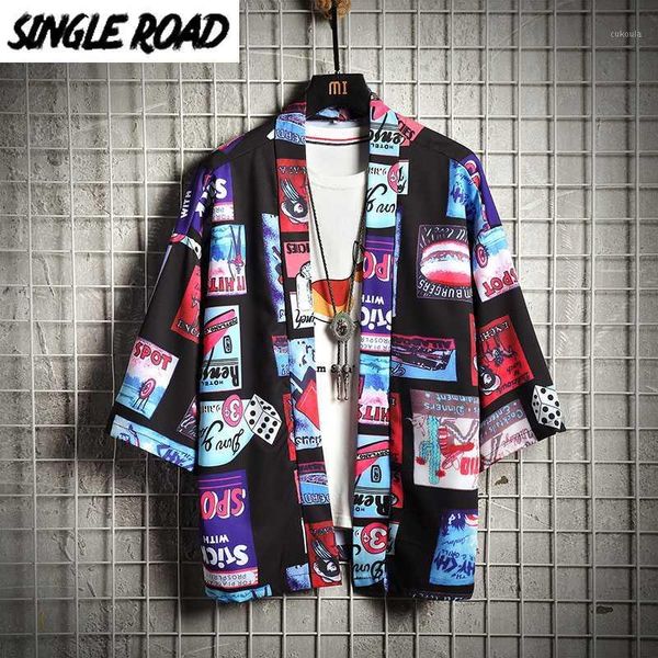 singleroad men's kimono cardigan men 2020 summer print japanese streetwear three quarter sleeve shirts male korean clothing man1, White;black
singleroad men's kimono cardigan men 2020 summer print japanese streetwear three quarter sleeve shirts male korean clothing man1, White;black