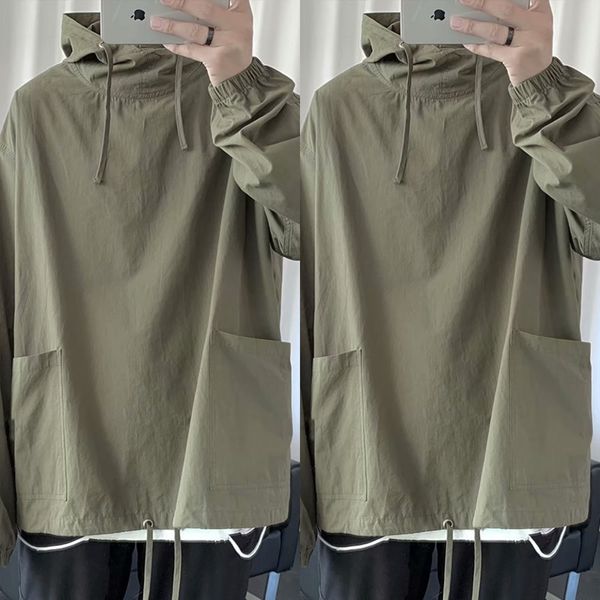autumn men's fashion brand harajuku style hooded men's loose thin pullover coat casual versatile sweater coat sweater 5aspq, Black
autumn men's fashion brand harajuku style hooded men's loose thin pullover coat casual versatile sweater coat sweater 5aspq, Black