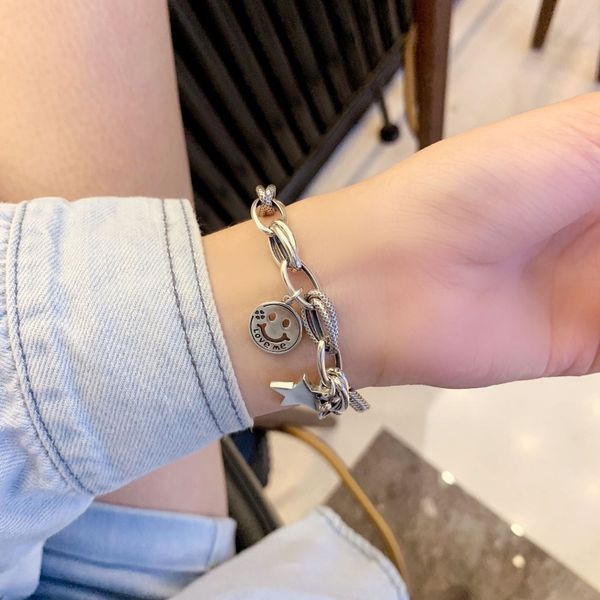 hxa9d south korea east s925 gate pure silver smiling face women design minority ins simple bracelet ethnic bracelet student personalized han, Golden;silver
hxa9d south korea east s925 gate pure silver smiling face women design minority ins simple bracelet ethnic bracelet student personalized han, Golden;silver
