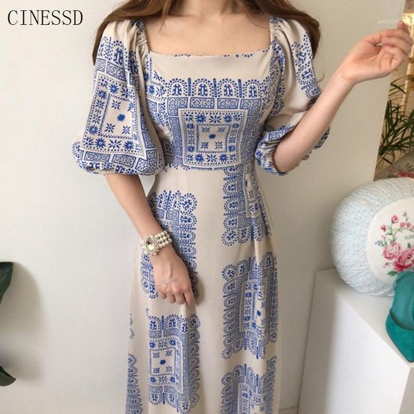 casual dresses summer 2021 women vintage flower print boho dress ladies elegant korean style puff sleeve long arrival1, Black;gray
casual dresses summer 2021 women vintage flower print boho dress ladies elegant korean style puff sleeve long arrival1, Black;gray