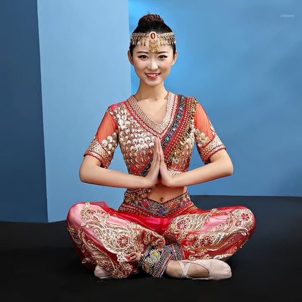 2019 new xinjiang belly dance sari dance costume ethnic style female suits1, Black;red
2019 new xinjiang belly dance sari dance costume ethnic style female suits1, Black;red