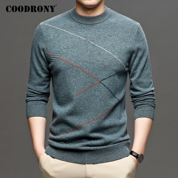 coodrony brand autumn winter thick warm sweater men merino wool sweaters fashion casual o-neck pullover men c3034 201124, White;black
coodrony brand autumn winter thick warm sweater men merino wool sweaters fashion casual o-neck pullover men c3034 201124, White;black