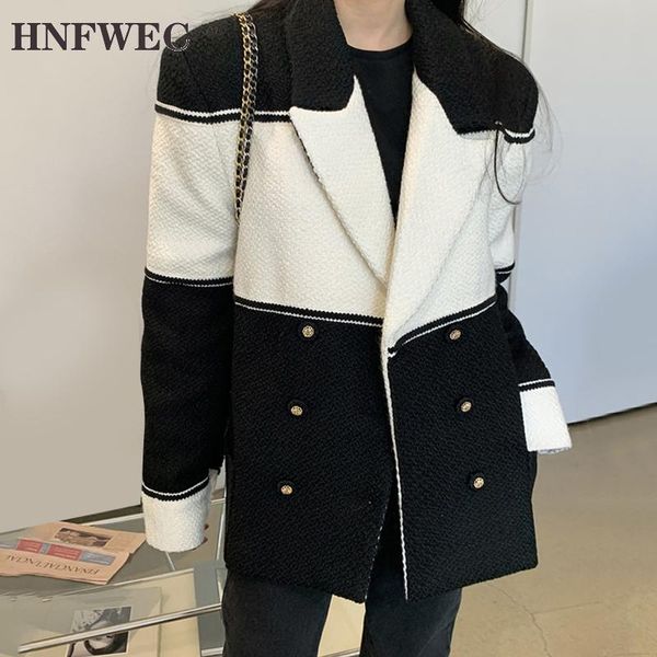 women's jackets 2021 winter female black double brested turn-down collar long-sleeved patchwork panelled minimalist woolen overcoat v70, Black;brown
women's jackets 2021 winter female black double brested turn-down collar long-sleeved patchwork panelled minimalist woolen overcoat v70, Black;brown