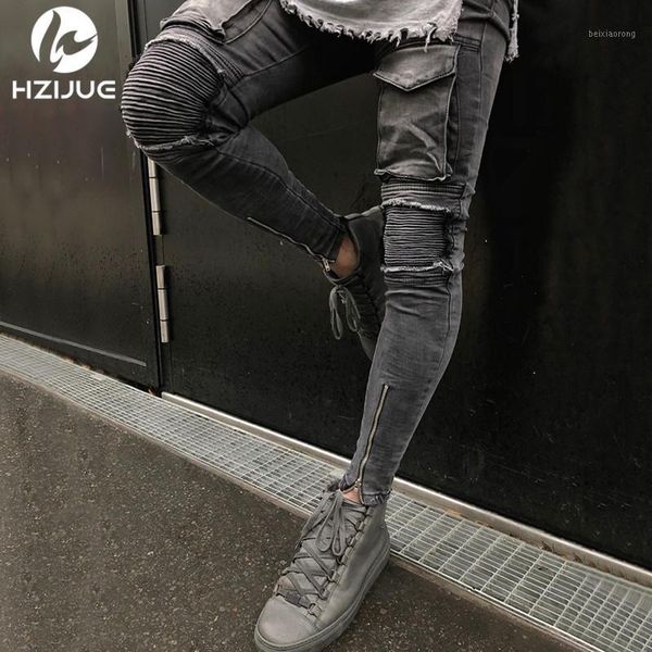 hzijue 2018 hi-street men knee eversion ripped big hole men jeans streetwear skateboard straight pants man casual elastic jeans1, Blue
hzijue 2018 hi-street men knee eversion ripped big hole men jeans streetwear skateboard straight pants man casual elastic jeans1, Blue