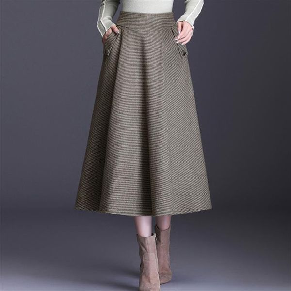 winter woolen skirts women high waist female saia plus size s~3xl vintage plaid midi a line long office woman wool skirt, Black
winter woolen skirts women high waist female saia plus size s~3xl vintage plaid midi a line long office woman wool skirt, Black