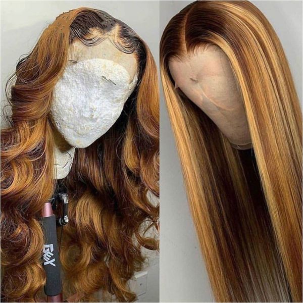 28 30 inch 13x4 lace front human hair wigs pre plucked brazilian straight frontal wig for black women colored ombre, Black;brown
28 30 inch 13x4 lace front human hair wigs pre plucked brazilian straight frontal wig for black women colored ombre, Black;brown