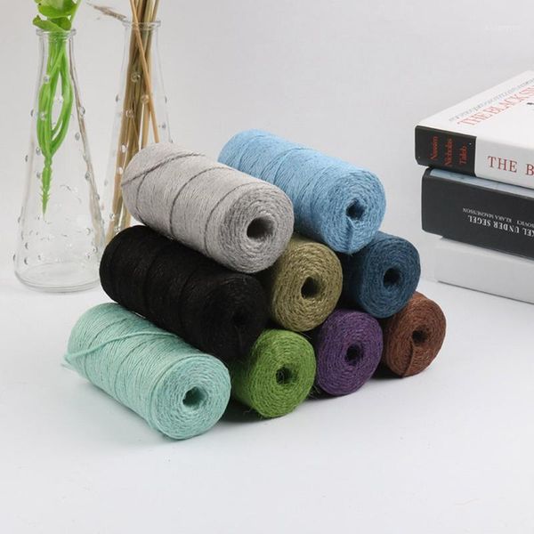 100meter/roll 2mm yarn braid rope jute thread burlap string party wedding gift wrapping cords colored zakka scrapbooking1, Black;white
100meter/roll 2mm yarn braid rope jute thread burlap string party wedding gift wrapping cords colored zakka scrapbooking1, Black;white