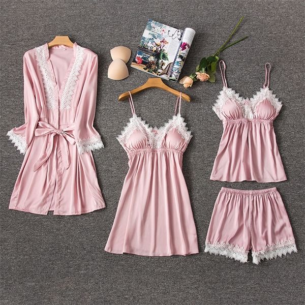 silk pajamas for women sleepwear suit new 2019 summer pijama mujer lace lingerie female pyjama satin pajama set nightwear y200708, Black;red
silk pajamas for women sleepwear suit new 2019 summer pijama mujer lace lingerie female pyjama satin pajama set nightwear y200708, Black;red