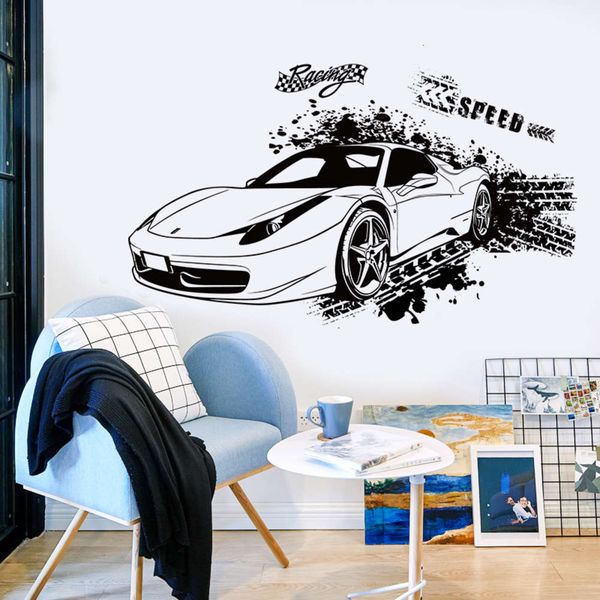 creative personality racing dormitory warm boys' bedroom background wall bedside self adhive wallpaper sticker
creative personality racing dormitory warm boys' bedroom background wall bedside self adhive wallpaper sticker