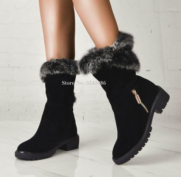 black suede fur flat snow boots woman new zipper decor flat with ankle boots fashion lady short casual shoes1
black suede fur flat snow boots woman new zipper decor flat with ankle boots fashion lady short casual shoes1