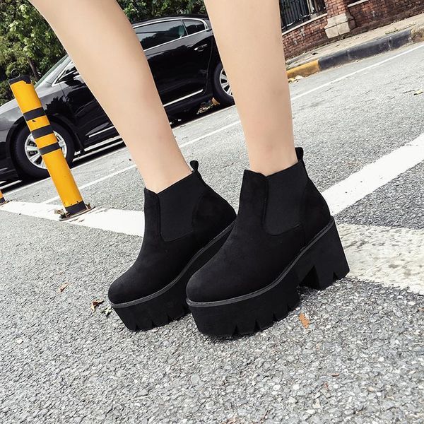 boots punk bottes femmes platform boot fall shoes women ankle winter high heel motorcycle fashion yma5311, Black
boots punk bottes femmes platform boot fall shoes women ankle winter high heel motorcycle fashion yma5311, Black