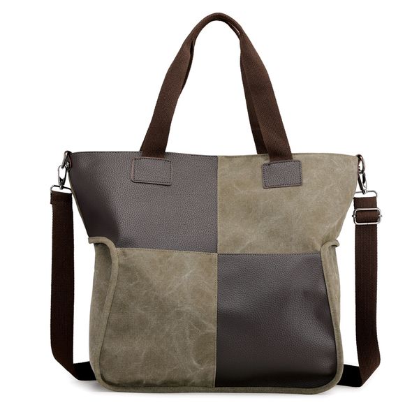 2020 brand women bag casual splice tote women's handbag shoulder handbags canvas big capacity bags for women
2020 brand women bag casual splice tote women's handbag shoulder handbags canvas big capacity bags for women