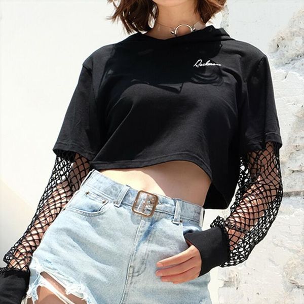 vadim gothic 2020 women plain hooded long sleeve fishnet sweatshirt jumper pullover slim black hoodies mujer clothing
vadim gothic 2020 women plain hooded long sleeve fishnet sweatshirt jumper pullover slim black hoodies mujer clothing