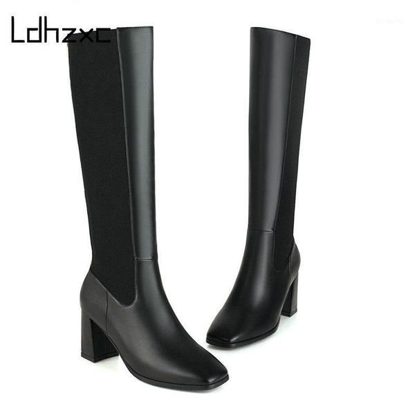 boots ldhzxc 2021 brand women thick high heels knee square toe autumn winter ladies fashion shoes1, Black
boots ldhzxc 2021 brand women thick high heels knee square toe autumn winter ladies fashion shoes1, Black
