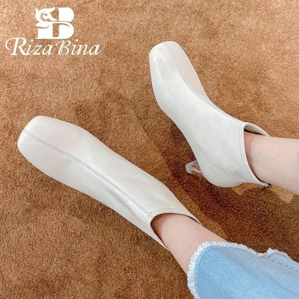 boots rizabina real leather women ankle thick heel zipper shoes square toe winter warm fashion lady footwear size 33-391, Black
boots rizabina real leather women ankle thick heel zipper shoes square toe winter warm fashion lady footwear size 33-391, Black