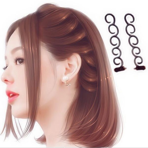 women fashion flower magic hair clip bride stylist queue twist plait hair braid diy hairstyle styling accessory, Black;brown
women fashion flower magic hair clip bride stylist queue twist plait hair braid diy hairstyle styling accessory, Black;brown