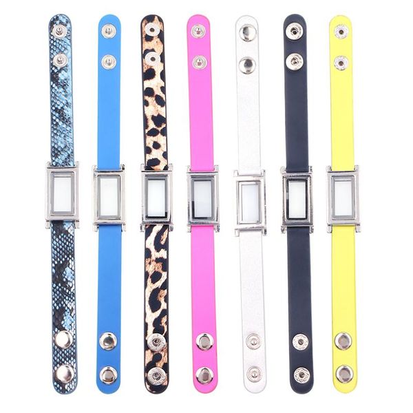 charm bracelets 1pcs rectangle floating glass locket single wrap thick pu leather wristband with 10pcs charms jewelry christmas gifts, Golden;silver
charm bracelets 1pcs rectangle floating glass locket single wrap thick pu leather wristband with 10pcs charms jewelry christmas gifts, Golden;silver