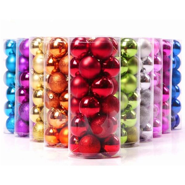 newball 24 colorful pcs/set baubles glitter tree xmas party home garden christmas decoration supplies 8 colors
newball 24 colorful pcs/set baubles glitter tree xmas party home garden christmas decoration supplies 8 colors