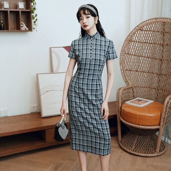 qq5vq improved skinny 2020 summer girl elegant style plaid dress dress national cheongsam ethnic new cheongsam 8lyfq, Black;gray
qq5vq improved skinny 2020 summer girl elegant style plaid dress dress national cheongsam ethnic new cheongsam 8lyfq, Black;gray