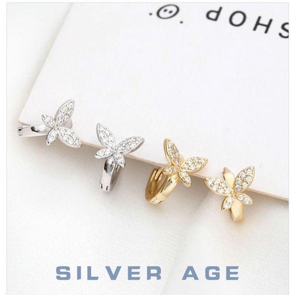 hoop & huggie wtltc 1cm small zircon butterfly ear piercing earrings 925 sterling sliver french charms hoops for women, Golden;silver
hoop & huggie wtltc 1cm small zircon butterfly ear piercing earrings 925 sterling sliver french charms hoops for women, Golden;silver