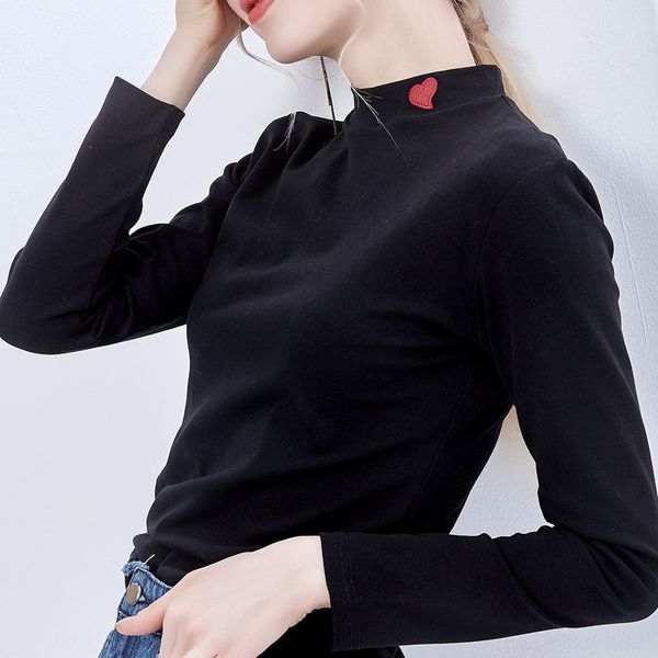 ue6np style sleeve women's hight-shirt ins super fire half t collar bottoming shirt spring and autumn self-cultivation foreign long wit, White;black
ue6np style sleeve women's hight-shirt ins super fire half t collar bottoming shirt spring and autumn self-cultivation foreign long wit, White;black