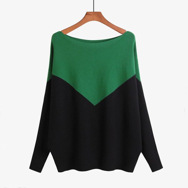 new 2021 women sweater oversized batwing long sleeve knitted pullovers soft loose casual female jumper pull femm aryf, White;black
new 2021 women sweater oversized batwing long sleeve knitted pullovers soft loose casual female jumper pull femm aryf, White;black