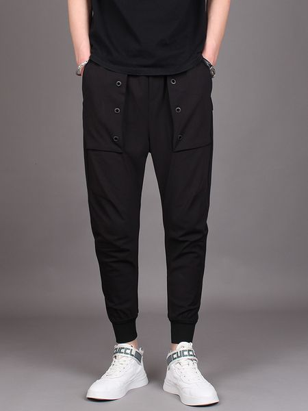 2021 new fashionable thin men small harun spring korean version of feet youth casual fashion pants ftb9, Black
2021 new fashionable thin men small harun spring korean version of feet youth casual fashion pants ftb9, Black