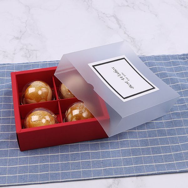 red gift packaging box with window kraft carton paper cardboard box for cookies biscuit cake
red gift packaging box with window kraft carton paper cardboard box for cookies biscuit cake