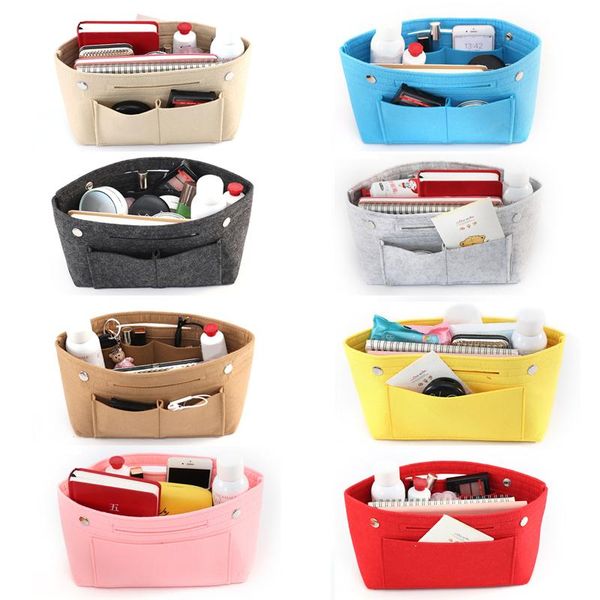 portable felt purse handbag large organizer bag multi pocket insert bags home jewelry storage box
portable felt purse handbag large organizer bag multi pocket insert bags home jewelry storage box