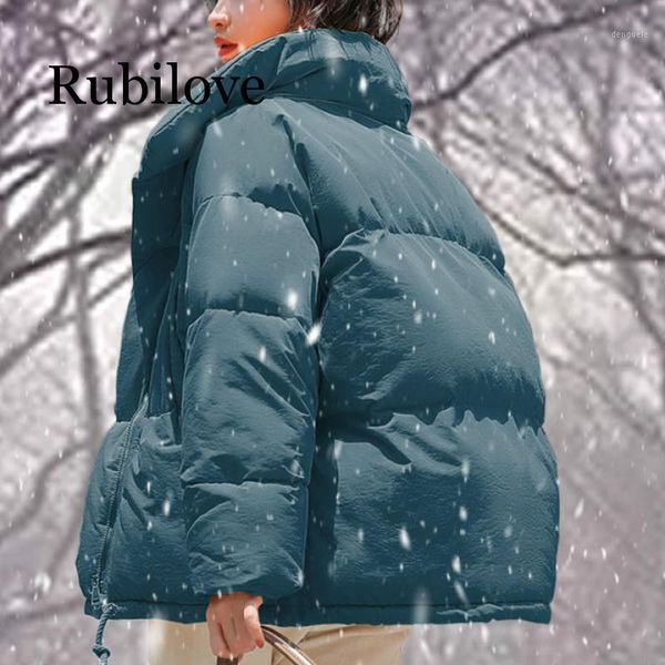 rubilove winter women's down cotton padded jacket women wadded jackets warm coats short parkas oversized loose outerwear coats f1, Tan;black
rubilove winter women's down cotton padded jacket women wadded jackets warm coats short parkas oversized loose outerwear coats f1, Tan;black