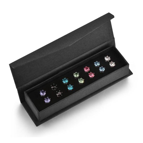 7pairs/set crystals from stud earrings 7 colors weekly jewelry for women girls silver color simple round piercing
7pairs/set crystals from stud earrings 7 colors weekly jewelry for women girls silver color simple round piercing