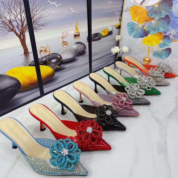 heels slippers slippers mach transparent pvc womens sandal flower crystal embellishments sandals 6.5cm heels dress shoes luxury designer, Black
heels slippers slippers mach transparent pvc womens sandal flower crystal embellishments sandals 6.5cm heels dress shoes luxury designer, Black