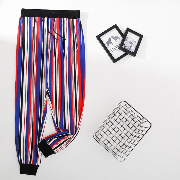 2020 stripe new autumn printed casual breeches harem crotch pants of hombre streetwear corridors men's clothing, Black
2020 stripe new autumn printed casual breeches harem crotch pants of hombre streetwear corridors men's clothing, Black