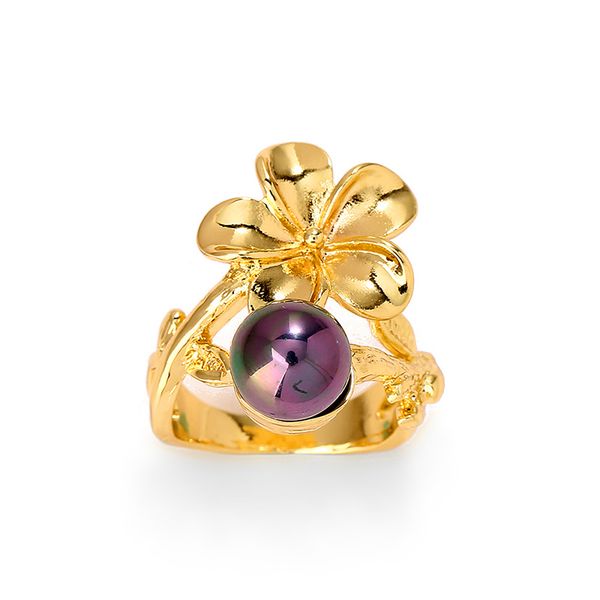 rings of colorful crystal 14k gold plated engagement jewelry black pearl plumeria flower hawaiian rings for women, Silver
rings of colorful crystal 14k gold plated engagement jewelry black pearl plumeria flower hawaiian rings for women, Silver