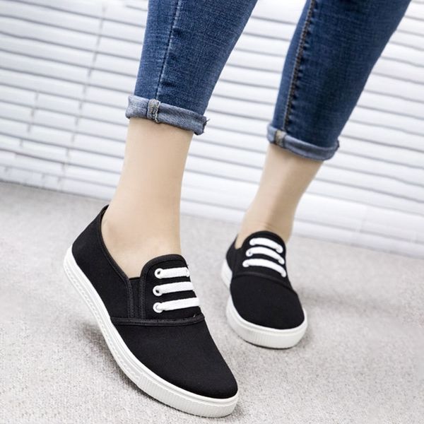 canvas women new spring fashion lace up casual women's vulcanize woman comfortable ladies flat white shoes y200801, Black
canvas women new spring fashion lace up casual women's vulcanize woman comfortable ladies flat white shoes y200801, Black