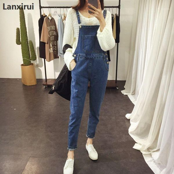 denim bib pants female bf loose plus size denim trousers female jumpsuit wholesale1, Blue
denim bib pants female bf loose plus size denim trousers female jumpsuit wholesale1, Blue