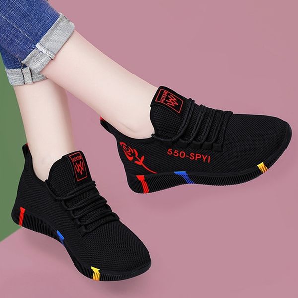 2020 spring casual breathable platform women new fashion mesh sneakers shoes woman tenis feminino, Black;red
2020 spring casual breathable platform women new fashion mesh sneakers shoes woman tenis feminino, Black;red