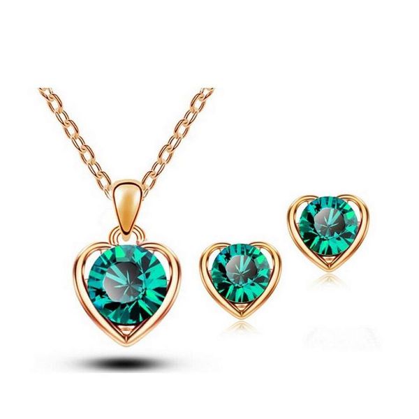 fashion 18k austria crystal necklace and earrings sets high-grade heart jewelry sets for women jewelry 1331 2vhpz, Silver
fashion 18k austria crystal necklace and earrings sets high-grade heart jewelry sets for women jewelry 1331 2vhpz, Silver