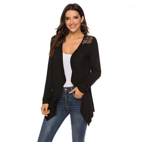 women tunic cardigan lace long shirt ruffles hollow out loose ladies cardigans 2020 spring summer shirts female1, White
women tunic cardigan lace long shirt ruffles hollow out loose ladies cardigans 2020 spring summer shirts female1, White