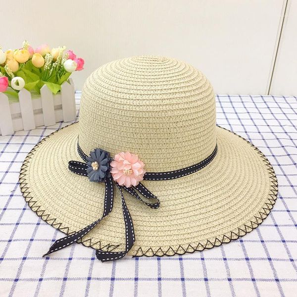 summer sunhats flower knitted sunshade hat parents and children sunscreen outing straw ladies cap princess sunhat wholesale h0271, Blue;gray
summer sunhats flower knitted sunshade hat parents and children sunscreen outing straw ladies cap princess sunhat wholesale h0271, Blue;gray