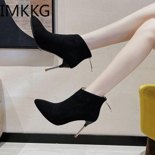2020 new women high heel booties large fashion female high-heeled warm boots young ladies ankle boots winter zapatos de mujer, Black
2020 new women high heel booties large fashion female high-heeled warm boots young ladies ankle boots winter zapatos de mujer, Black