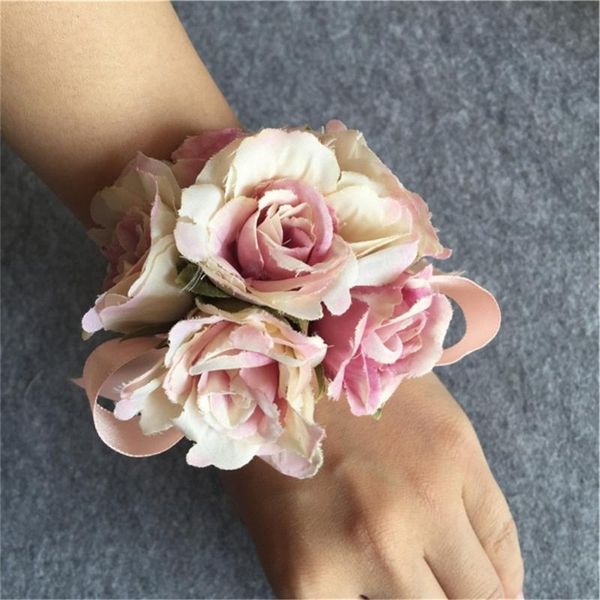 weddingbobdiy artificial rose flower bride wrist corsages women girl wrist bracelet wedding hand flowers home party decoration
weddingbobdiy artificial rose flower bride wrist corsages women girl wrist bracelet wedding hand flowers home party decoration